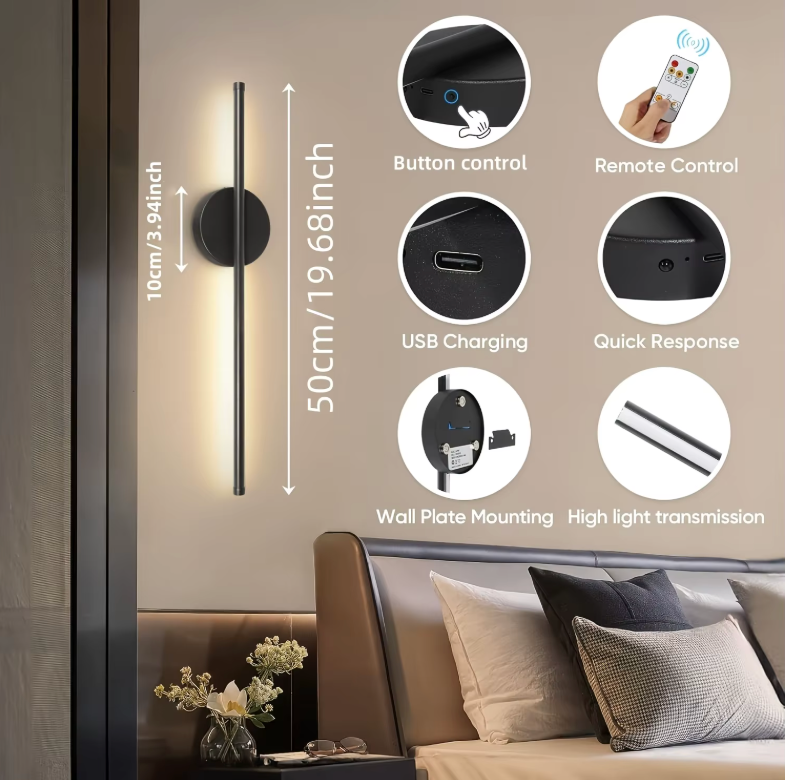 GlowBar Wireless Wall Light