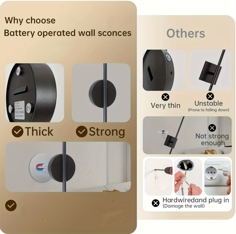 GlowBar Wireless Wall Light