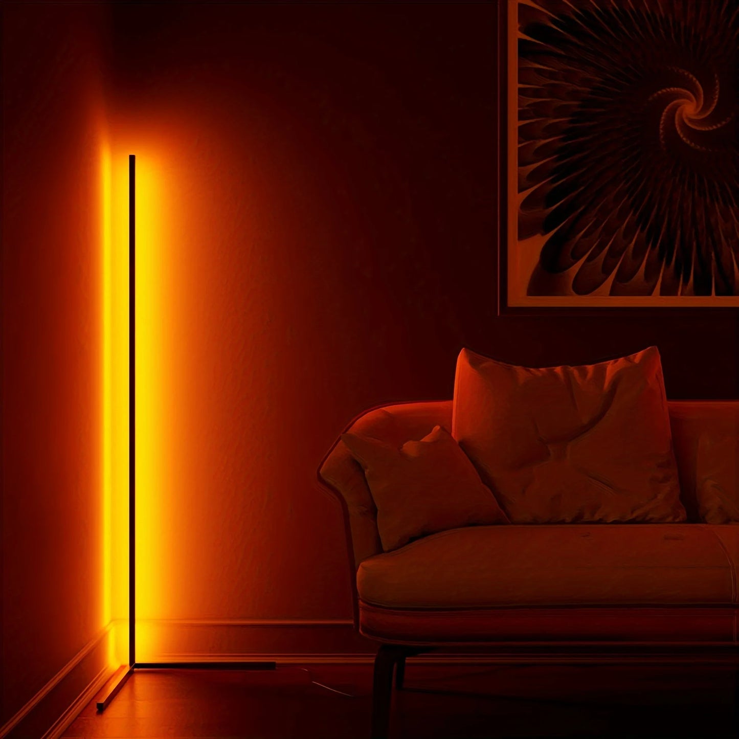 CornerGlow RGB LED Mood Floor Lamp